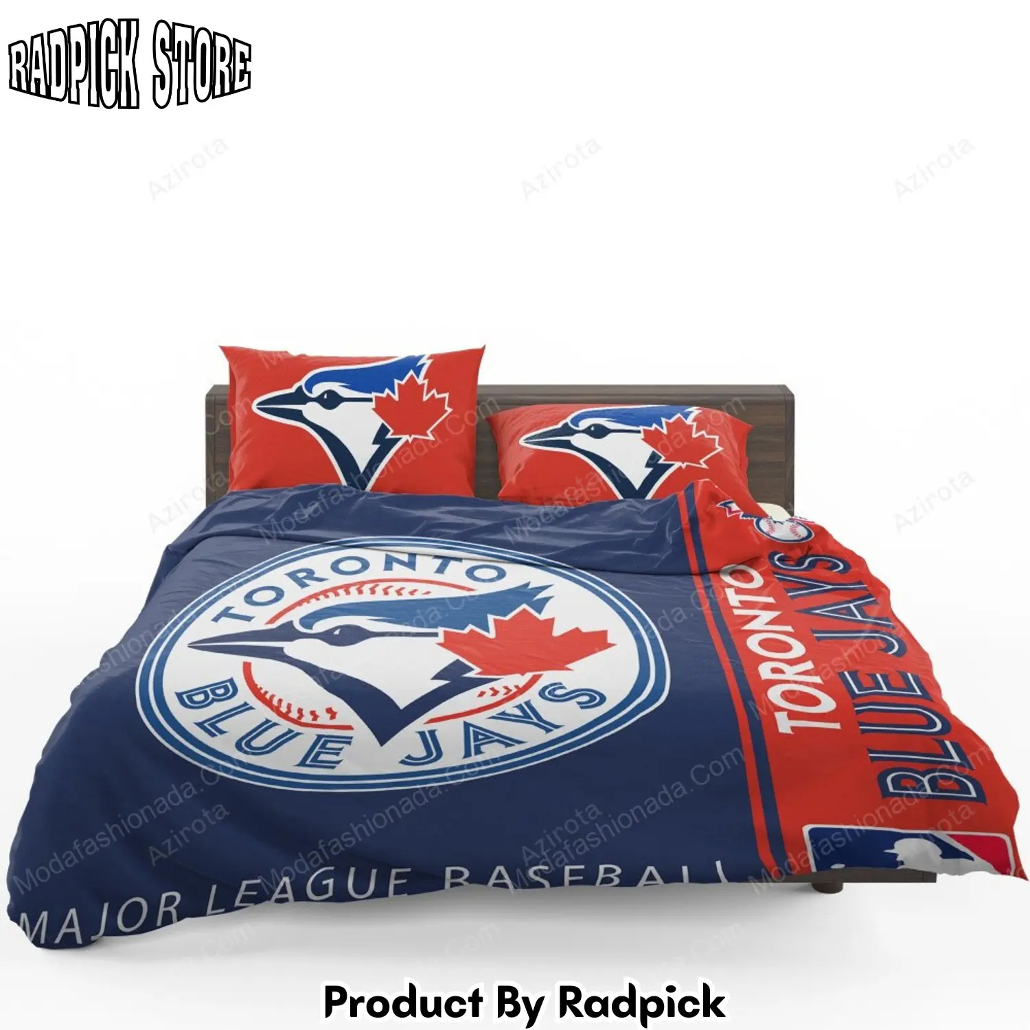 Radpick toronto blue jays baseball american league sport 1 bedding set rp327683